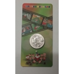 25 руб. обычная монета в блистере Дед Мороз и лето 2019 год 